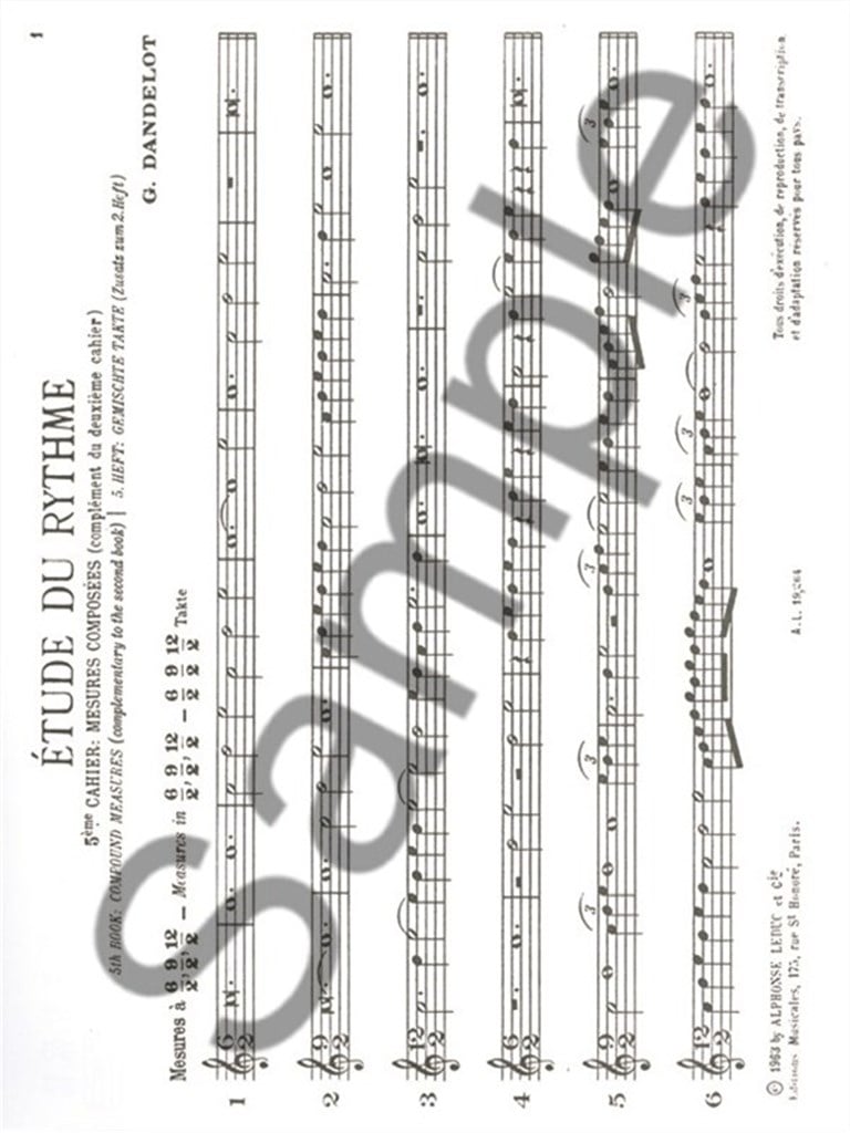 Etude du Rythme, Vol.5
